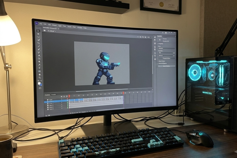 Animation with AI: from concept to in-game sprite sheet